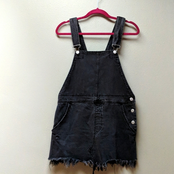 Free People Dresses & Skirts - Free people denim jumper mini dress